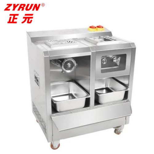 正元绞切机 柜式切肉机  绞切一体机 ZY-5 双盆绞切两用机 双脱绞切三用机